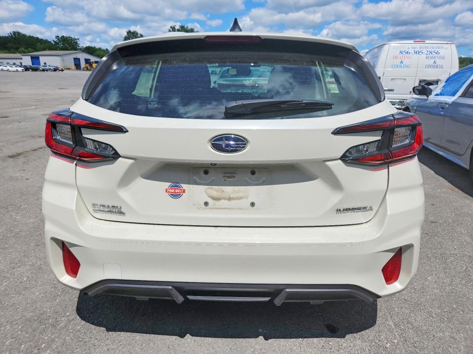2024 Subaru Impreza VIN JF1GUAFC8R8330712 COPART salvage auction — WATER/FLOOD, Salvage Title, sold $9,900 on 2026-09-08 (photo 6)