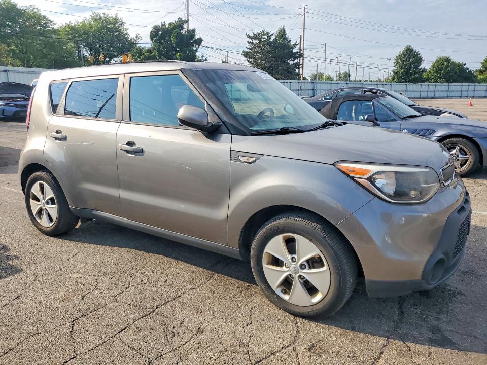 2014 Kia Soul VIN KNDJN2A20E7004629 COPART salvage auction — REAR END, Oh - Cert Of Title-Salvage, sold $500 on 2026-07-31 (photo 4)