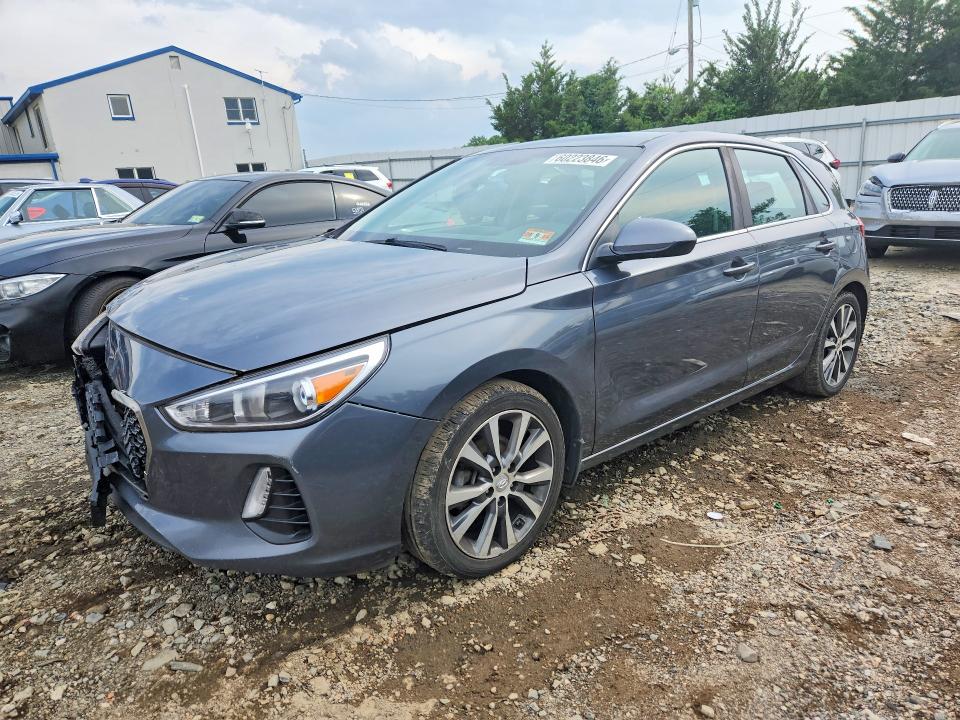 2018 Hyundai Elantra VIN KMHH35LE7JU012358 COPART salvage auction — FRONT END, Nj - Cert Of Title-Salvage, sold $600 on 2026-07-15 (photo 1)