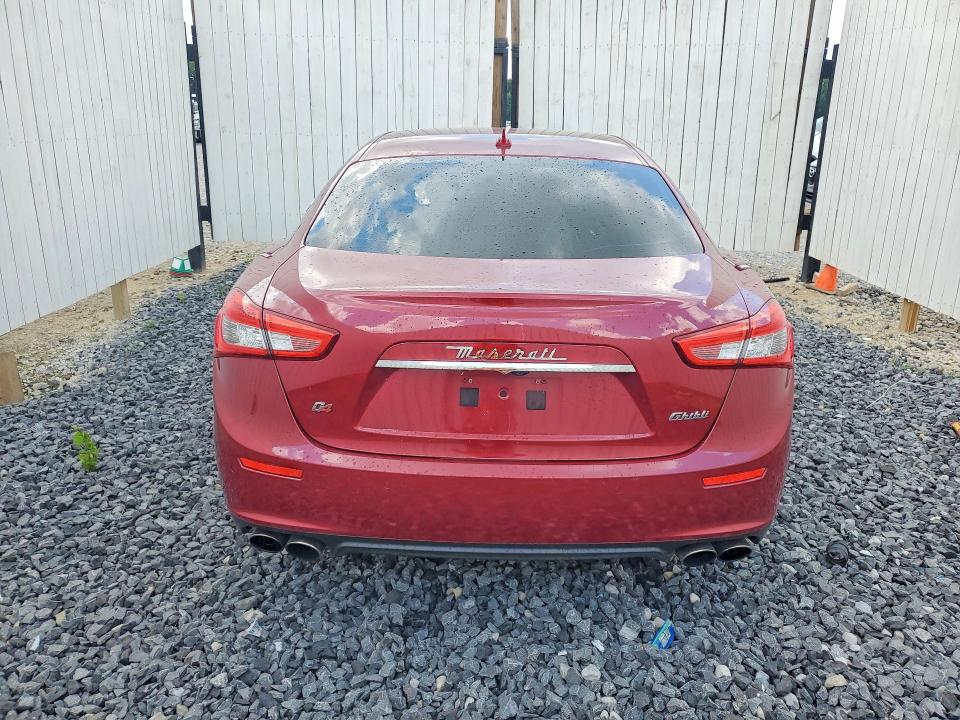 2015 Maserati Ghibli VIN ZAM57RTA0F1143362 COPART salvage auction — NORMAL WEAR, Ar - Cert Of Title-Rebuilt, sold $1,050 on 2026-07-14 (photo 6)