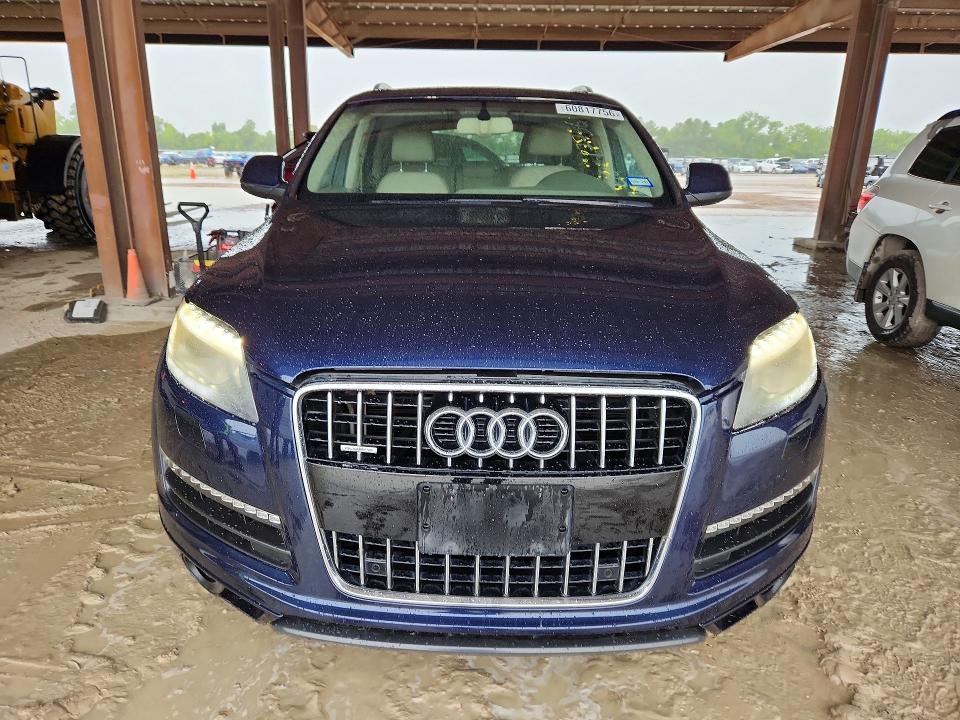 2014 Audi Q7 VIN WA1LGAFE4ED009229 COPART salvage auction — MINOR DENT/SCRATCHES, TX - CERTIFICATE OF TITLE, sold $725 on 2026-07-31 (photo 5)