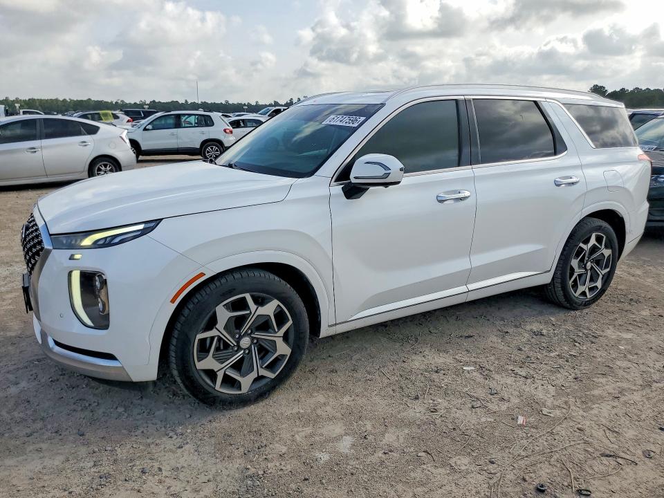 2021 Hyundai Palisade VIN KM8R74HE7MU267429 — COPART salvage auction photo
