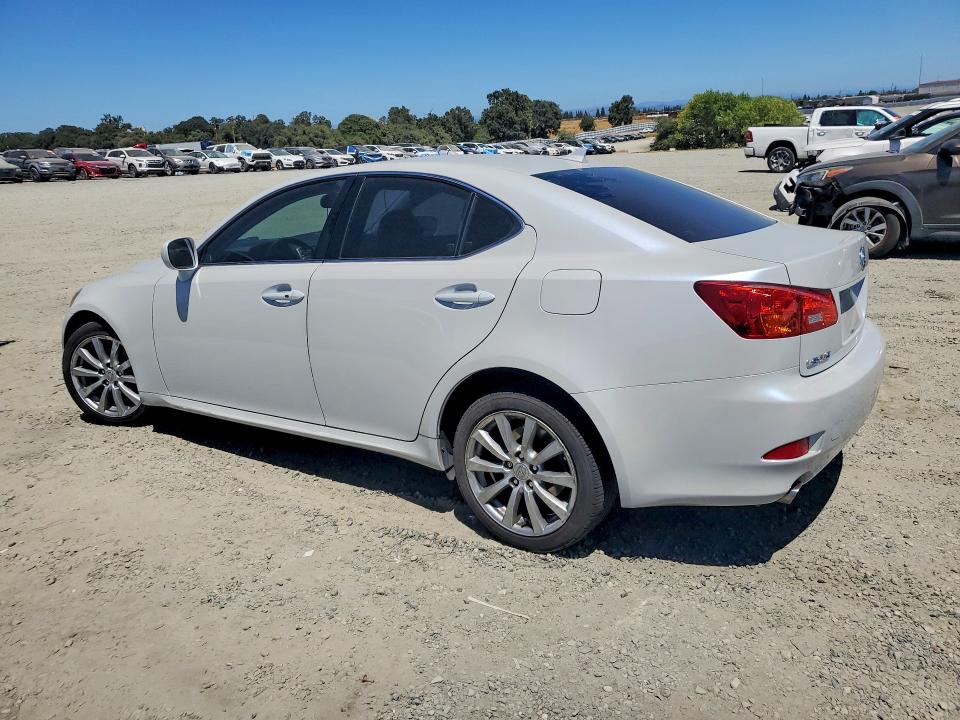 2007 Lexus Is 250 VIN JTHCK262975008203 COPART salvage auction — FRONT END, Ca - Salvage Certificate, sold $825 on 2026-07-23 (photo 2)