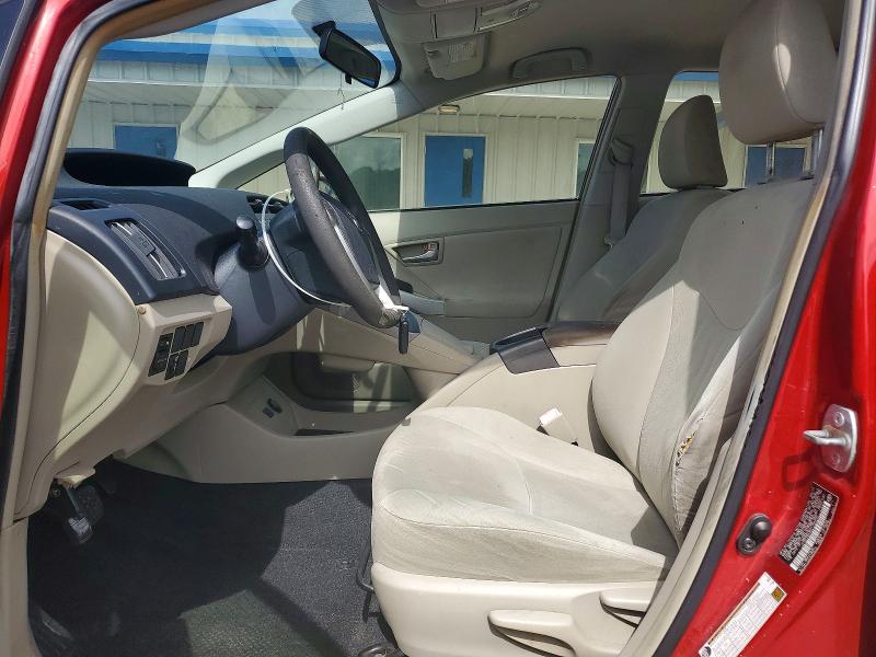 2013 Toyota Prius VIN JTDKN3DU6D1726292 COPART salvage auction — FRONT END, FL - CERTIFICATE OF TITLE, sold $1,300 on 2026-07-29 (photo 7)