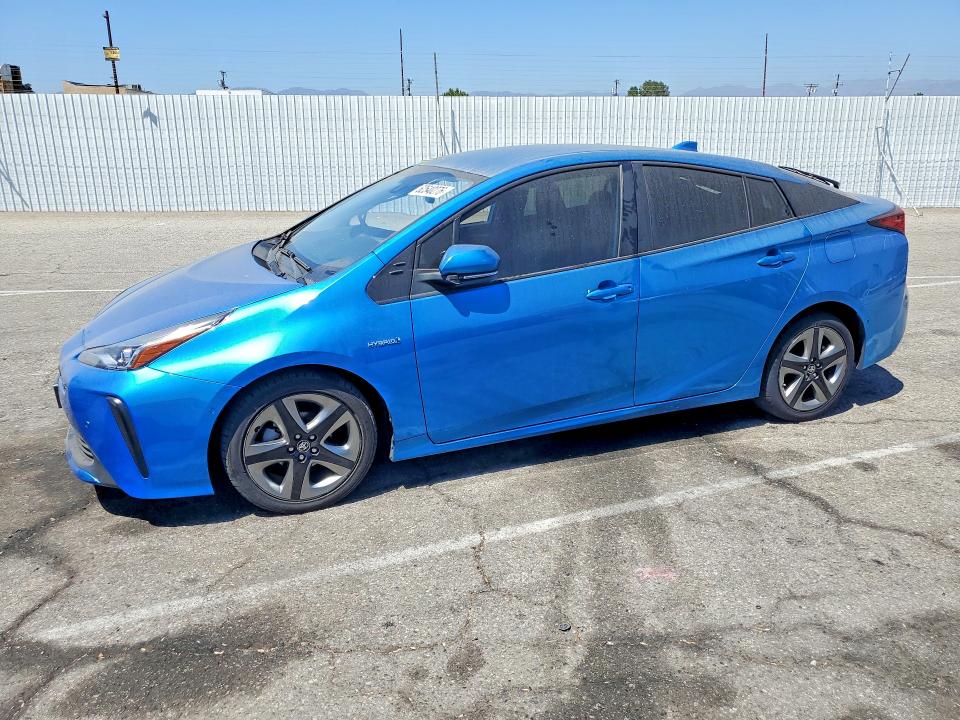 2021 Toyota Prius VIN JTDKAMFU7M3133706 — COPART salvage auction photo