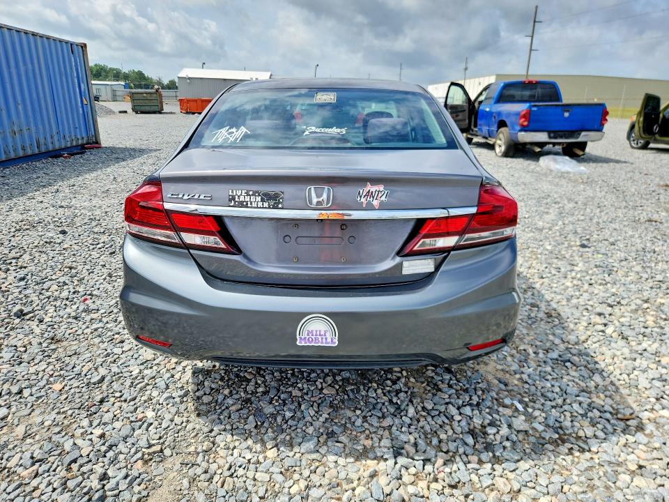 2013 Honda Civic VIN 19XFB2F52DE029533 COPART salvage auction — FRONT END, Ga - Cert Of Title-Salvage, sold $1,100 on 2026-09-08 (photo 6)