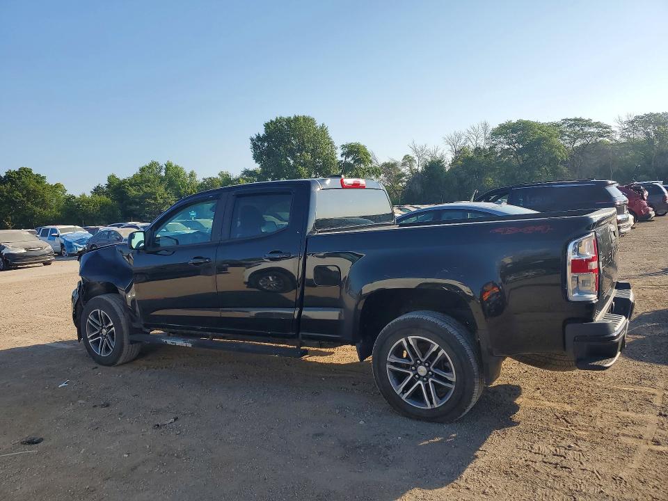 2021 Chevrolet Colorado VIN 1GCGTBEN6M1208549 COPART salvage auction — FRONT END, IA - CERT OF TITLE-SALVAGE TITLE, sold $7,200 on 2026-07-31 (photo 2)