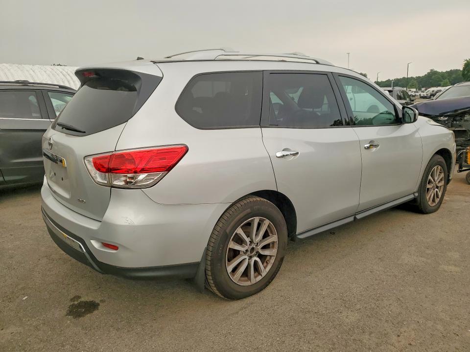 2015 Nissan Pathfinder VIN 5N1AR2MM5FC667295 COPART salvage auction — MINOR DENT/SCRATCHES, CT - CERTIFICATE OF TITLE (P), sold $1,000 on 2026-07-20 (photo 3)