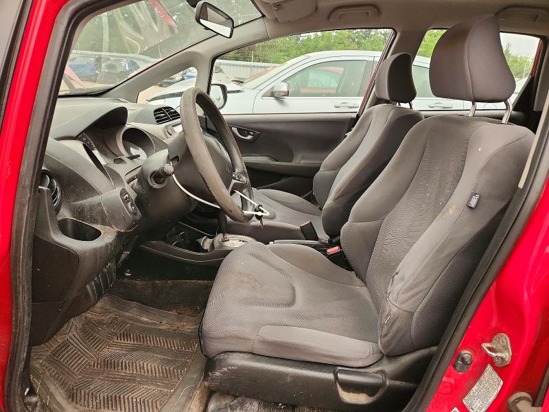 2009 Honda Fit VIN JHMGE88539S802637 COPART salvage auction — MECHANICAL, On - Permit No Brand - Unfit, sold $275 on 2026-07-28 (photo 7)