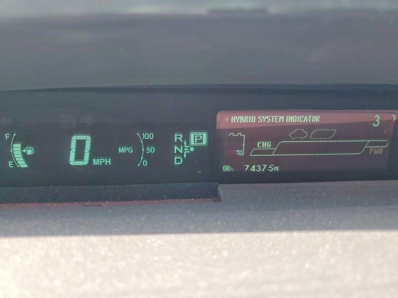 2014 Toyota Prius VIN JTDKN3DU2E1861559 COPART salvage auction — FRONT END, Va - Cert Of Title - Salvage, sold $525 on 2026-07-29 (photo 9)