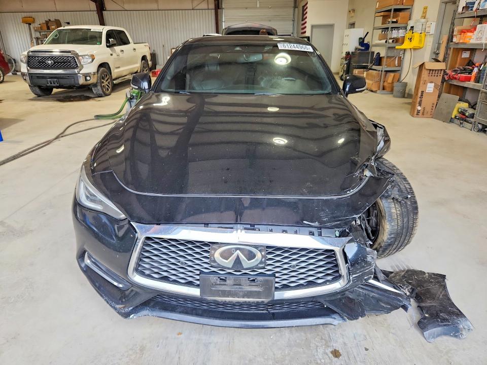 2018 Infiniti Q60 VIN JN1EV7EL1JM390543 COPART salvage auction — FRONT END, Pa - Certificate Of Salvage, sold $4,150 on 2026-07-31 (photo 5)