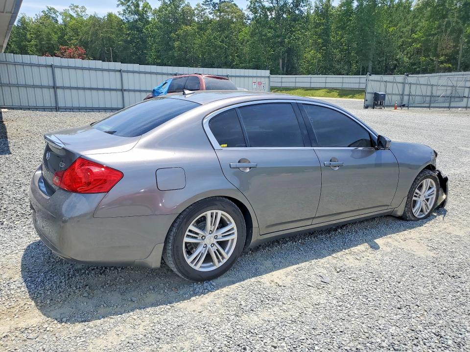 2013 Infiniti VIN JN1CV6AP8DM710360 COPART salvage auction — FRONT END, Nc - Salvage Certificate Of Title, sold $625 on 2026-07-30 (photo 3)