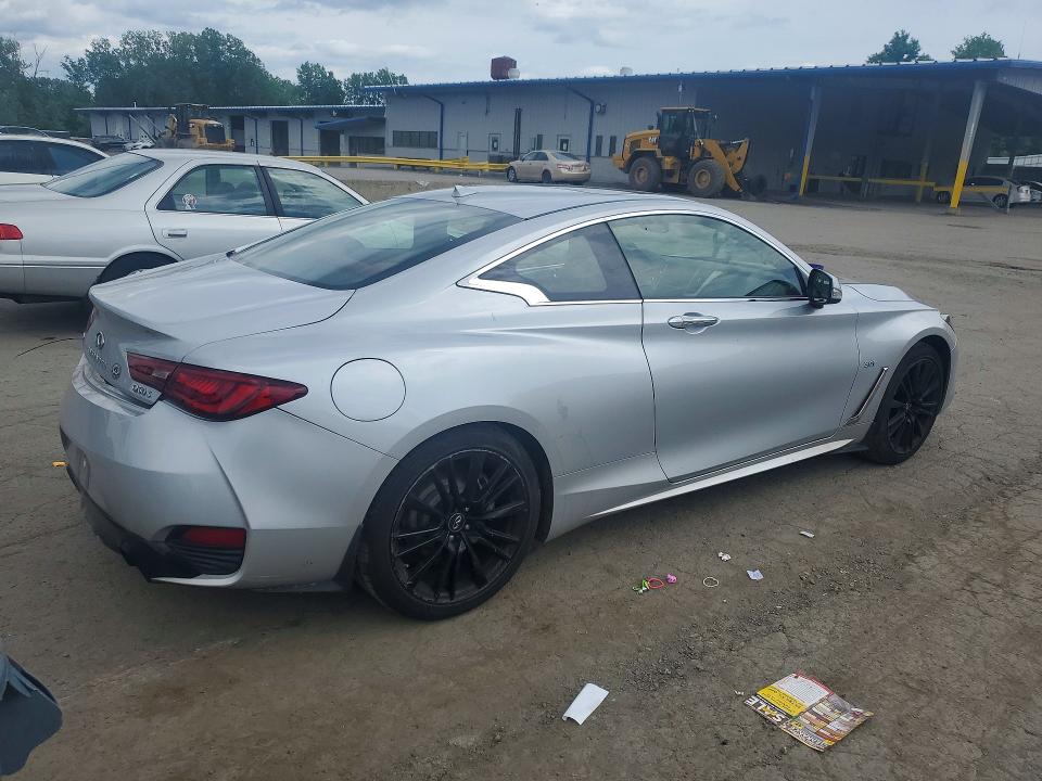 2018 Infiniti Q60 VIN JN1EV7EL6JM392353 COPART salvage auction — REAR END, NY - MV-907A SALVAGE CERTIFICATE, sold $2,400 on 2026-07-28 (photo 3)