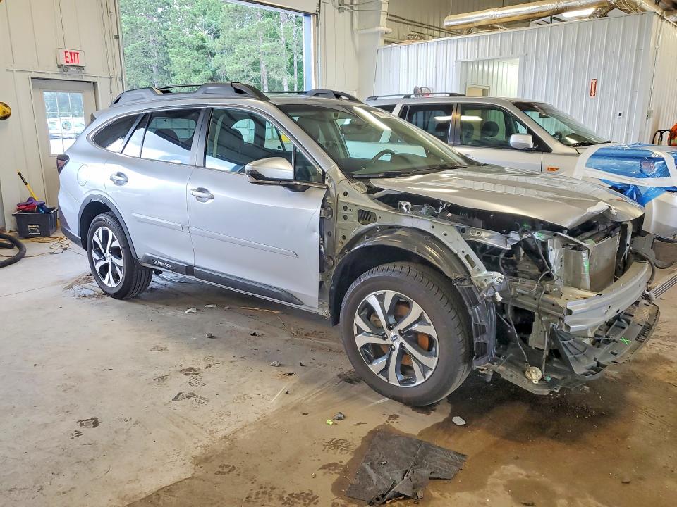 2022 Subaru Outback VIN 4S4BTANC4N3142278 COPART salvage auction — FRONT END, Mn - Cert Of Title-Salvage, sold $7,600 on 2026-07-09 (photo 4)