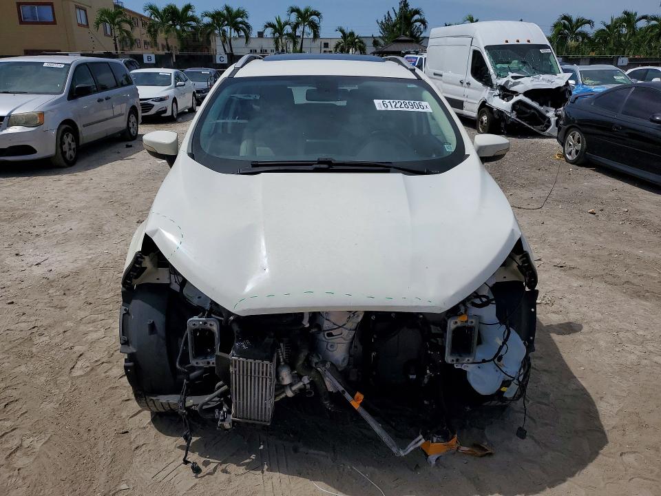 2021 Ford Ecosport VIN MAJ3S2KE5MC404658 COPART salvage auction — FRONT END, Fl - Certificate Of Destruction, sold $975 on 2026-07-24 (photo 5)