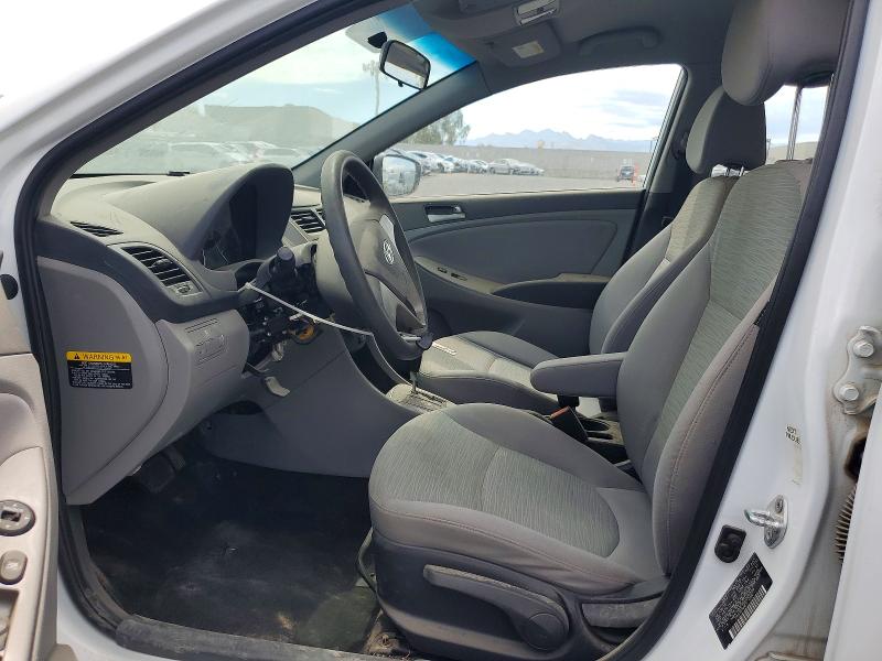 2017 Hyundai Accent VIN KMHCT4AE9HU200204 COPART salvage auction — VANDALISM, NV - CERTIFICATE OF TITLE, sold $450 on 2026-07-27 (photo 7)