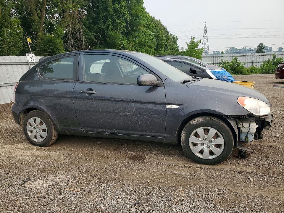 2010 Hyundai Accent VIN KMHCN3BC4AU156703 COPART salvage auction — FRONT END, On - Permit Salvage, sold $125 on 2026-07-28 (photo 4)