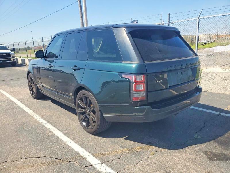 2017 Land rover RANGE ROVER VIN SALGS2FV2HA357783 COPART salvage auction — NORMAL WEAR, KS - CERTIFICATE OF TITLE (P), sold $7,700 on 2026-07-23 (photo 3)