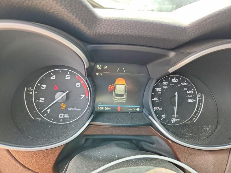 2021 Alfa romeo Stelvio VIN ZASPAKBNXM7D00195 COPART salvage auction — FRONT END, Il - Junking Cert Of A Vehicle, sold $6,600 on 2026-08-18 (photo 9)