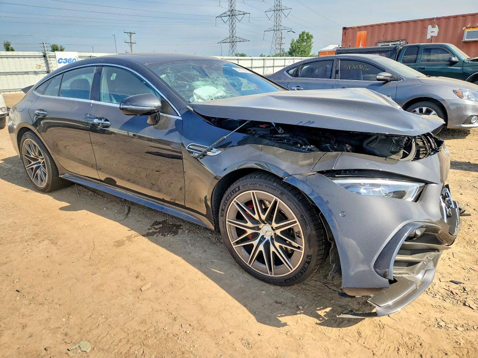 2022 Mercedes-benz AMG GT VIN W1K7X6BB7NA048971 COPART salvage auction — FRONT END, Il - Salvage Certificate, sold $700 on 2026-07-28 (photo 4)