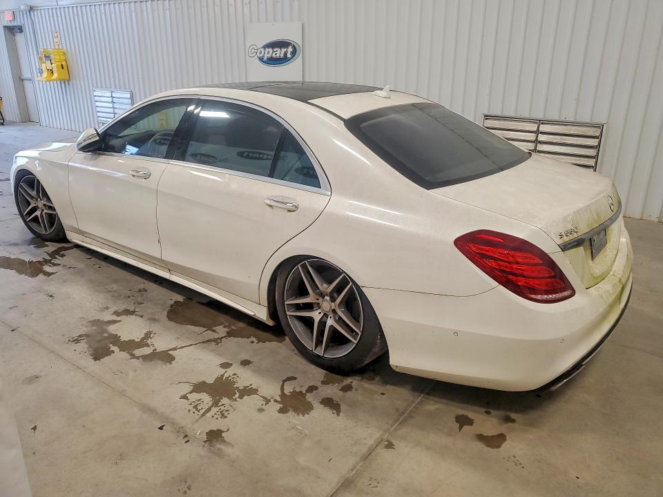 2014 Mercedes-benz S class VIN WDDUG8CB9EA057992 COPART salvage auction — MECHANICAL, SC - CERTIFICATE OF TITLE, sold $4,200 on 2026-08-11 (photo 2)