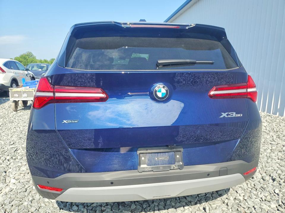 2026 BMW X3 VIN 5UX53GP06T9156117 COPART salvage auction — HAIL, Oh - Cert Of Title-Salvage, sold $28,500 on 2026-07-20 (photo 6)