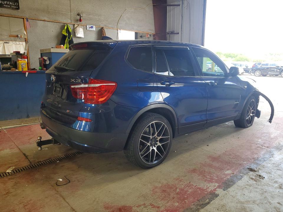 2011 BMW X3 VIN 5UXWX5C53BL713999 COPART salvage auction — FRONT END, NY - MV-907A SALVAGE CERTIFICATE, sold $175 on 2026-07-20 (photo 3)