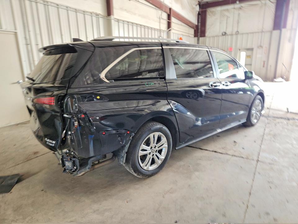 2024 Toyota Sienna VIN 5TDESKFC9RS153113 COPART salvage auction — REAR END, Wi - Cert Of Title-Salvage Vehicle, sold $14,200 on 2026-07-20 (photo 3)