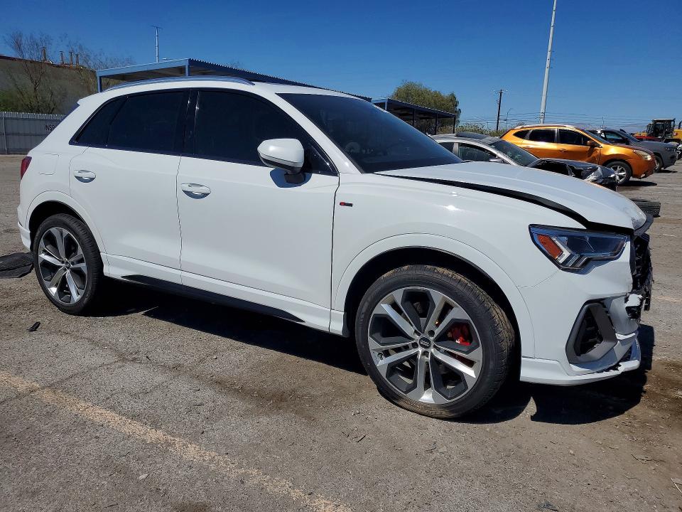 2019 Audi Q3 VIN WA1EECF31K1074836 COPART salvage auction — FRONT END, Ca - Certificate Of Title, sold $7,300 on 2026-07-28 (photo 4)