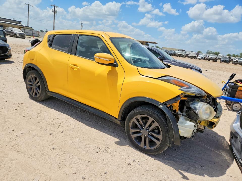 2015 Nissan Juke VIN JN8AF5MV5FT564552 COPART salvage auction — FRONT END, Tx - Certificate Of Title (P), sold $900 on 2026-07-09 (photo 4)