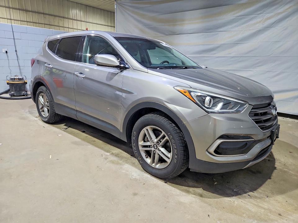 2017 Hyundai Santa fe VIN 5XYZTDLB6HG443620 COPART salvage auction — FRONT END, Nh - Certificate Of Title, sold $2,550 on 2026-07-09 (photo 4)
