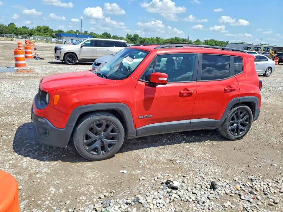 2017 Jeep Renegade VIN ZACCJABB9HPF99534 COPART salvage auction — FRONT END, Pa - Certificate Of Salvage, sold $850 on 2026-07-27 (photo 1)