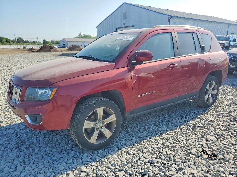 2017 Jeep Compass VIN 1C4NJCEB1HD185033 COPART salvage auction — FRONT END, Oh - Certificate Of Title, sold $90 on 2026-07-09 (photo 1)