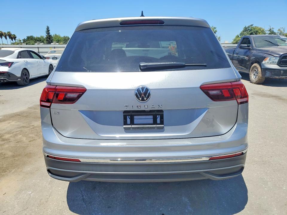 2024 Volkswagen Tiguan VIN 3VV3B7AX7RM134382 COPART salvage auction — FRONT END, Ca - Salvage Certificate, sold $7,400 on 2026-08-21 (photo 6)