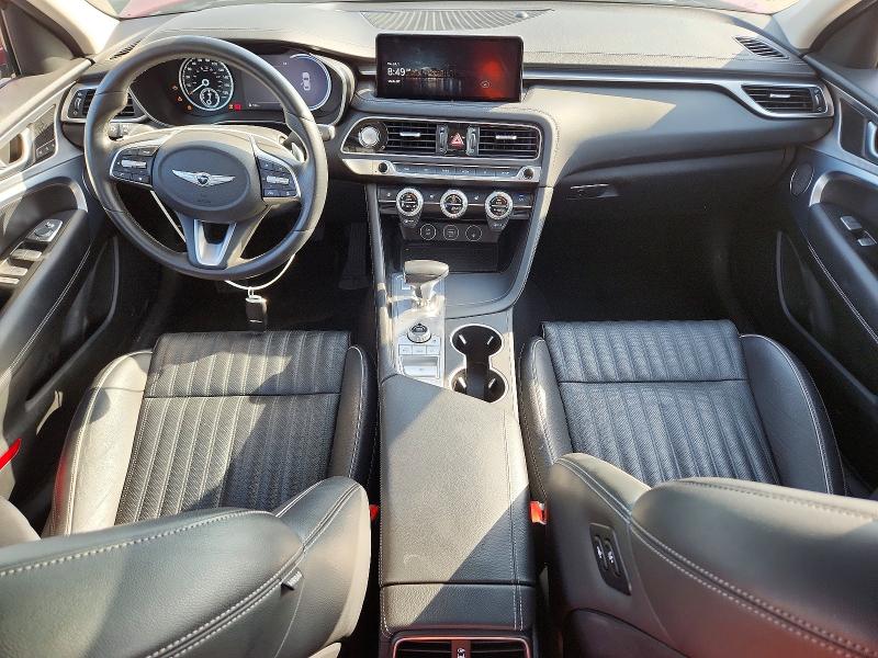 2022 Genesis G70 VIN KMTG34TAXNU103526 COPART salvage auction — FRONT END, Va - Cert Of Title - Salvage, sold $6,400 on 2026-07-29 (photo 8)
