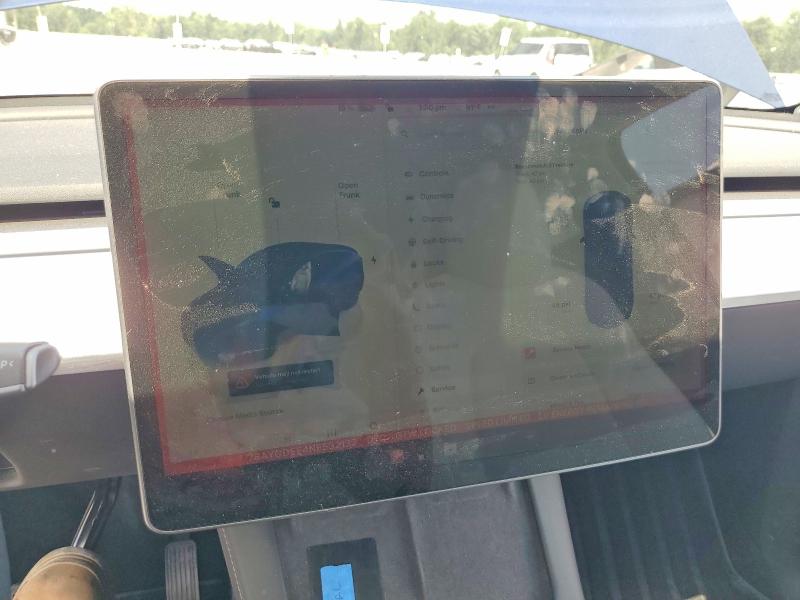 2022 Tesla Model y VIN 7SAYGDEE4NF532132 COPART salvage auction — REAR END, Oh - Cert Of Title-Salvage, sold $10,100 on 2026-07-31 (photo 9)