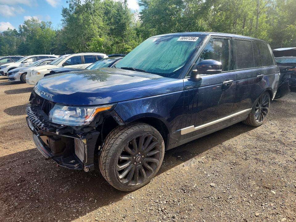 2015 Land rover RANGE ROVER VIN SALGV2TF1FA202241 COPART salvage auction — REAR END, ON - PERMIT NO BRAND - UNFIT, sold $475 on 2026-07-21 (photo 1)