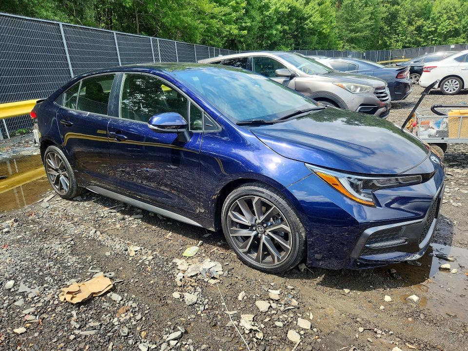 2021 Toyota Corolla VIN JTDP4MCEXMJ057243 COPART salvage auction — REAR END, Md - Cert Of Salvage > 75% Damage, sold $6,100 on 2026-07-17 (photo 4)