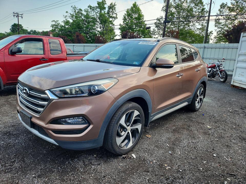 2017 Hyundai Tucson VIN KM8J3CA23HU297102 COPART salvage auction — MECHANICAL, Ct - Certificate Of Title, sold $1,350 on 2026-07-14 (photo 1)