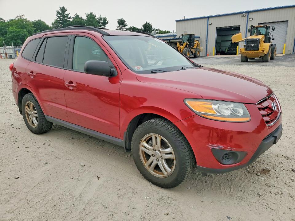 2011 Hyundai Santa fe VIN 5XYZGDAG0BG051436 COPART salvage auction — REAR END, MA - CERT OF TITLE-RECONSTRCTD COLL, sold $400 on 2026-07-20 (photo 4)
