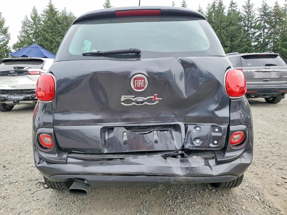 2014 Fiat 500 VIN ZFBCFACH9EZ004718 COPART salvage auction — REAR END, WA - BILL OF SALE, sold $100 on 2026-07-10 (photo 6)