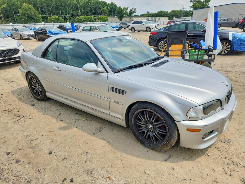 2003 BMW M3 VIN WBSBR93483PK00775 COPART salvage auction — MECHANICAL, Va - Certificate Of Title, sold $7,300 on 2026-08-04 (photo 4)
