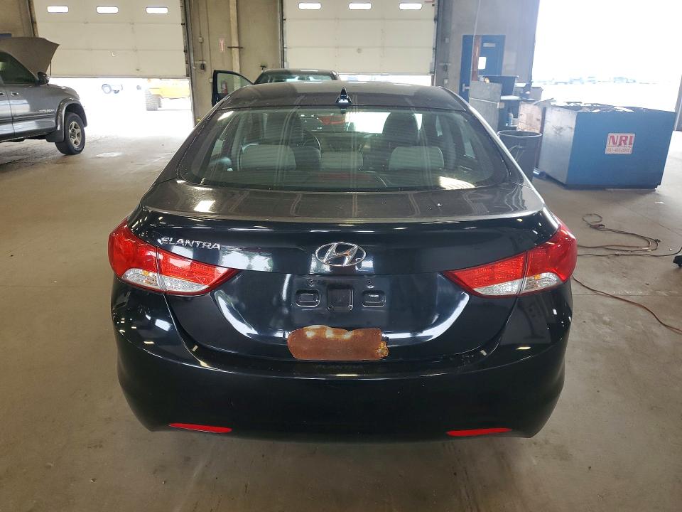 2013 Hyundai Elantra VIN KMHDH4AE3DU497700 COPART salvage auction — FRONT END, MN - CERTIFICATE OF TITLE, sold $850 on 2026-08-01 (photo 6)