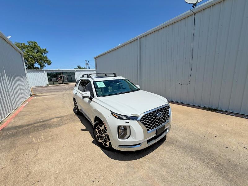 2021 Hyundai Palisade VIN KM8R74HE8MU325029 COPART salvage auction — MINOR DENT/SCRATCHES, Tx - Certificate Of Title (P), sold $29,500 on 2026-07-16 (photo 1)
