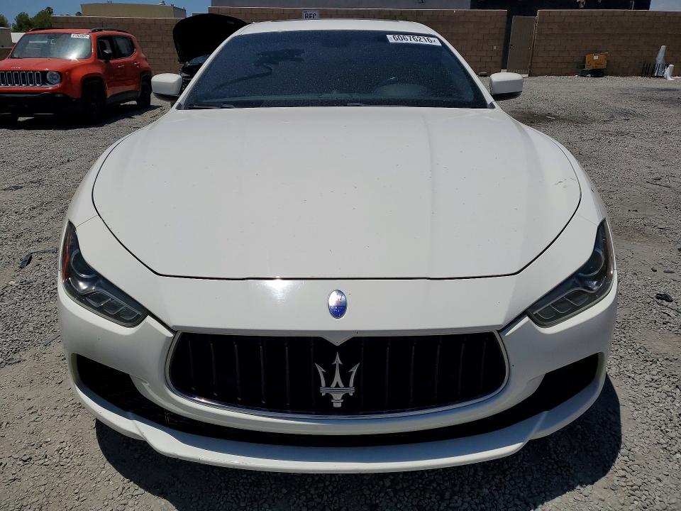 2016 Maserati Ghibli VIN ZAM57XSA2G1167816 COPART salvage auction — REAR END, Ca - Salvage Certificate, sold $825 on 2026-07-22 (photo 5)