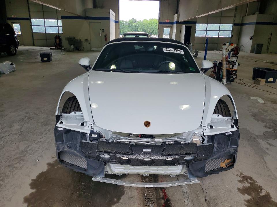 2019 Porsche Boxster VIN WP0CA2A83KS211307 COPART salvage auction — FRONT END, Va - Cert Of Title - Salvage, sold $18,800 on 2026-07-31 (photo 5)