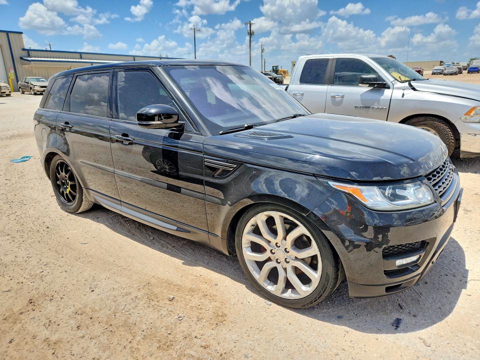2016 Land rover Range rover sport VIN SALWG2VF1GA648801 COPART salvage auction — MECHANICAL, Tx - Certificate Of Title (P), sold $1,350 on 2026-07-23 (photo 4)