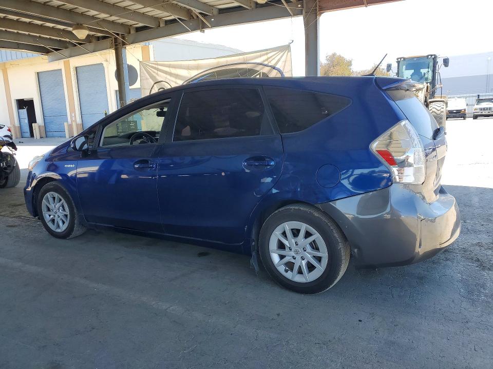 2012 Toyota Prius v VIN JTDZN3EUXC3133180 COPART salvage auction — FRONT END, CA - SALVAGE CERTIFICATE, sold $1,000 on 2026-07-28 (photo 2)
