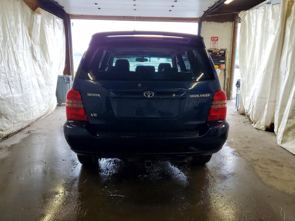 2003 Toyota Highlander VIN JTEHF21A230105661 COPART salvage auction — NORMAL WEAR, PA - CERT OF TITLE, sold $550 on 2026-07-16 (photo 6)