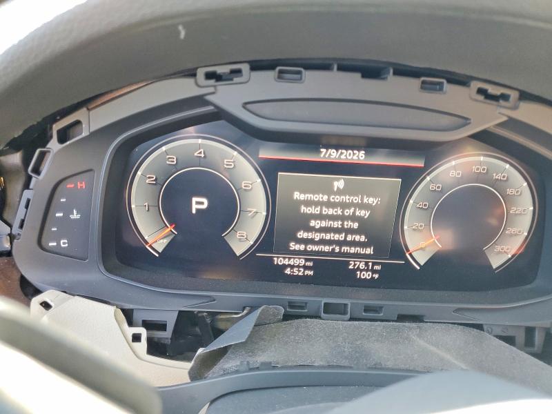 2019 Audi A7 VIN WAUU2AF2XKN032953 COPART salvage auction — SIDE, Ca - Salvage Certificate, sold $11,100 on 2026-08-19 (photo 9)